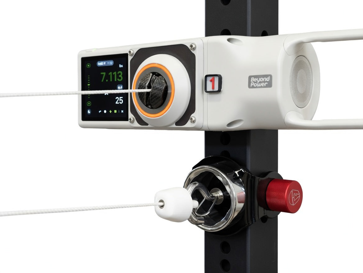 M10 Closed Ring lifting eye installed on a Voltra mount under a Beyond Power VOLTRA I