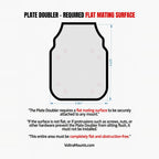 Doubler Plate – required flat mating surface diagram