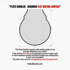 Doubler Plate – required flat mating surface diagram, round plate