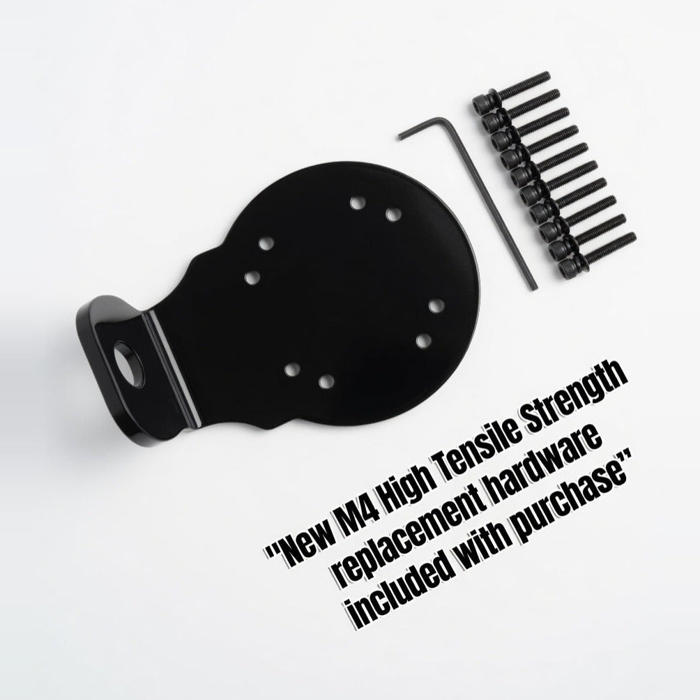 Doubler Plate – round plate with new M4 high tensile strength replacement hardware