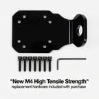 Doubler Plate – plate with new M4 high tensile strength replacement hardware and Allen wrench