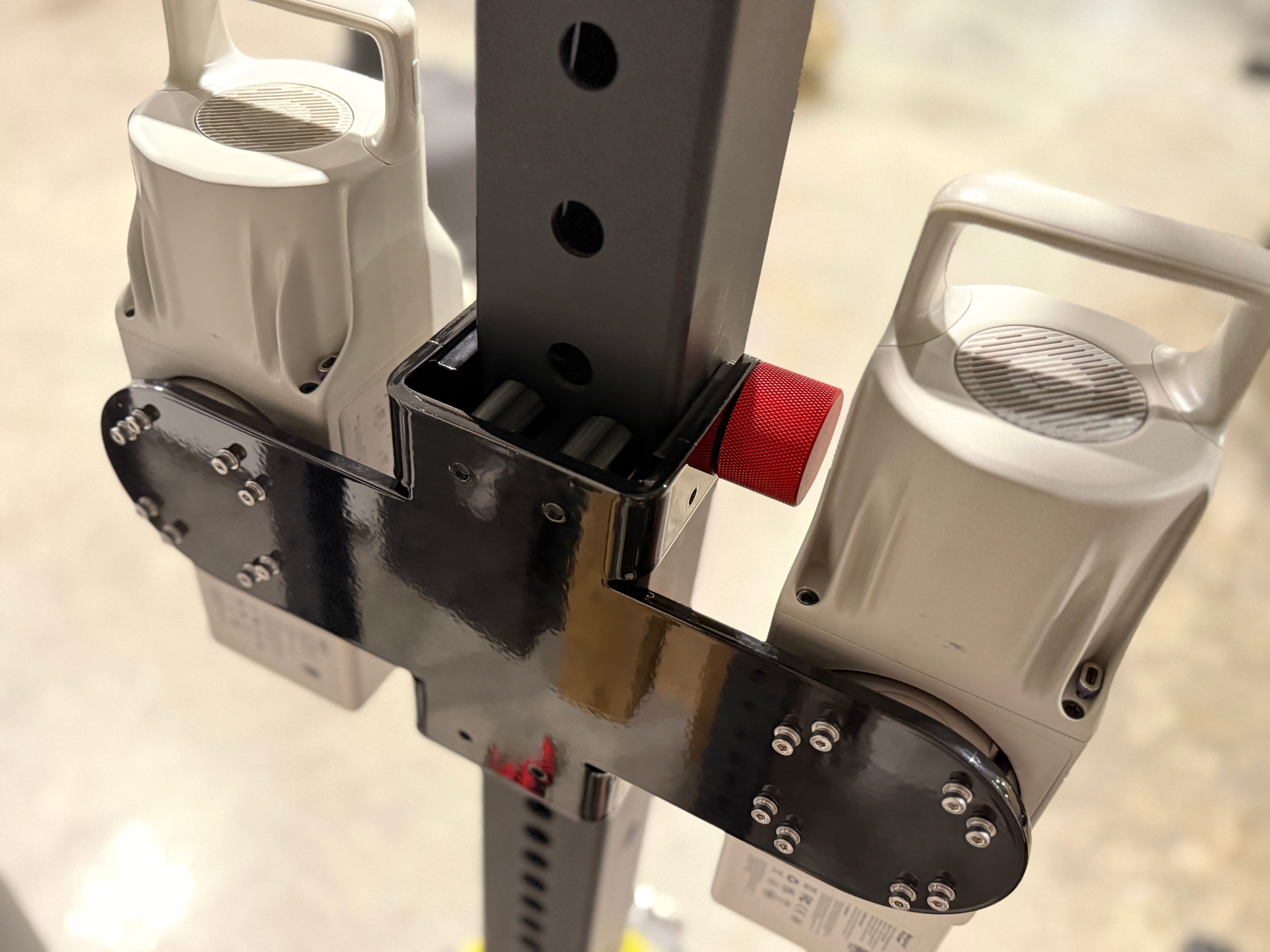 Double Offset Mount - 5/8" | 3x3 (75mm) Racks