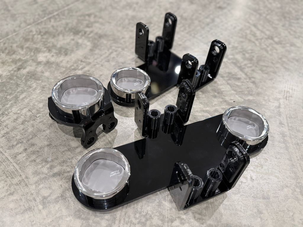 Double Offset Mount - 5/8" | 3x3 (75mm) Racks