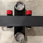 LEGACY Double Offset Mount - Dual Pin, Two Hole, 5/8" - 75mm Racks