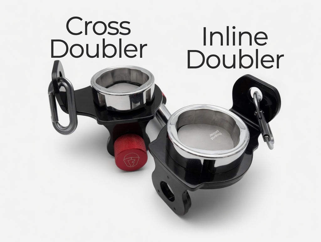 1" Inline 2:1 Doubler Mount for Beyond Power VOLTRA I – Parallel / In-Line w/Upright | 3x3 Racks