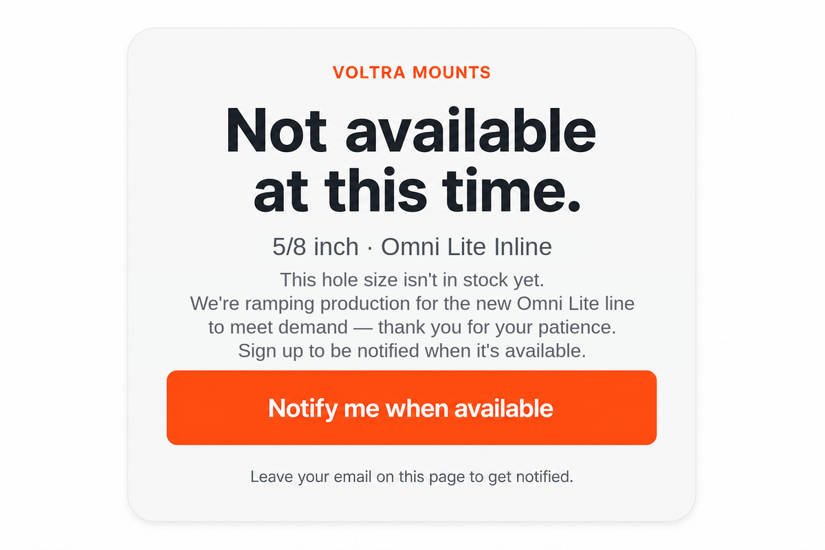 5/8" · Omni Lite Inline — not available; sign up to be notified