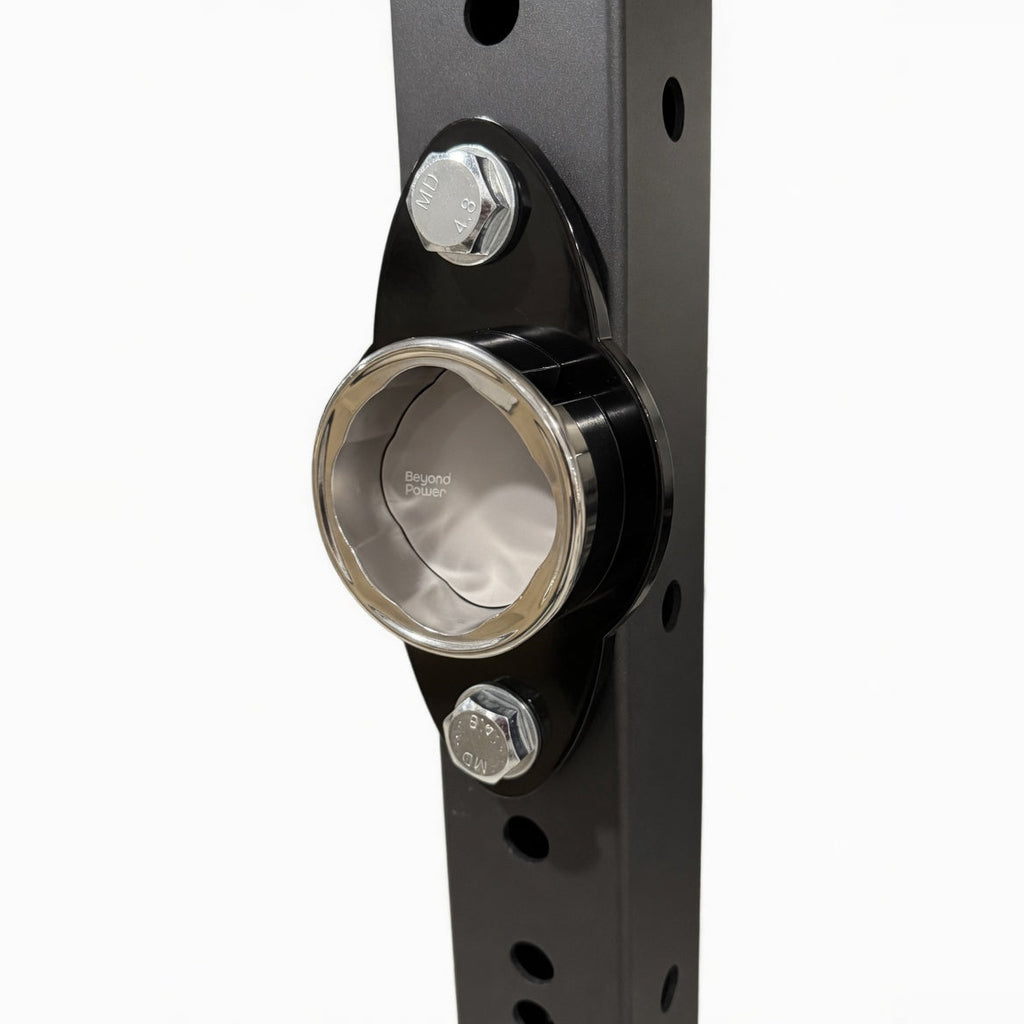 Oval – Mount on a rack upright, angled view