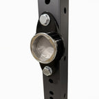 Oval – Mount on a rack upright, angled view