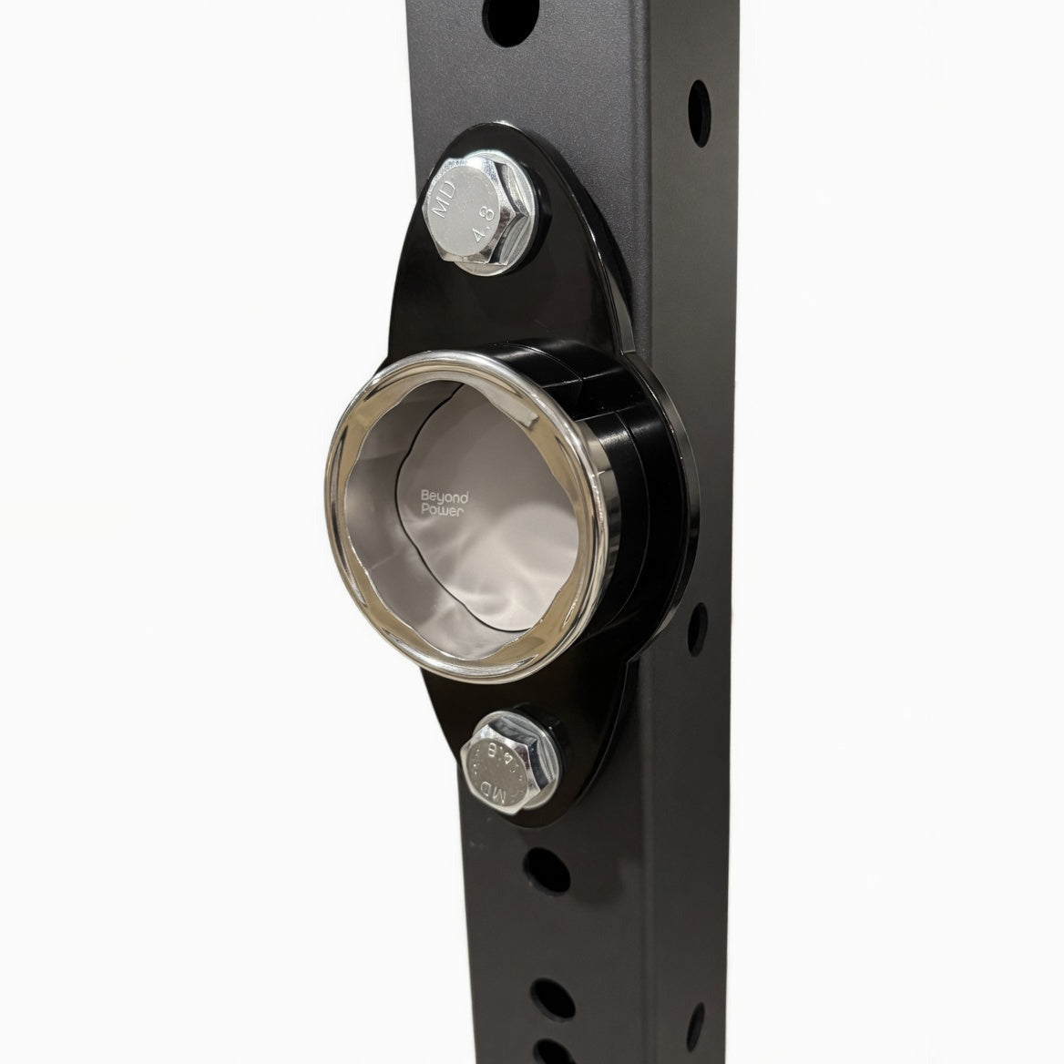 Oval – Mount on a rack upright, angled view