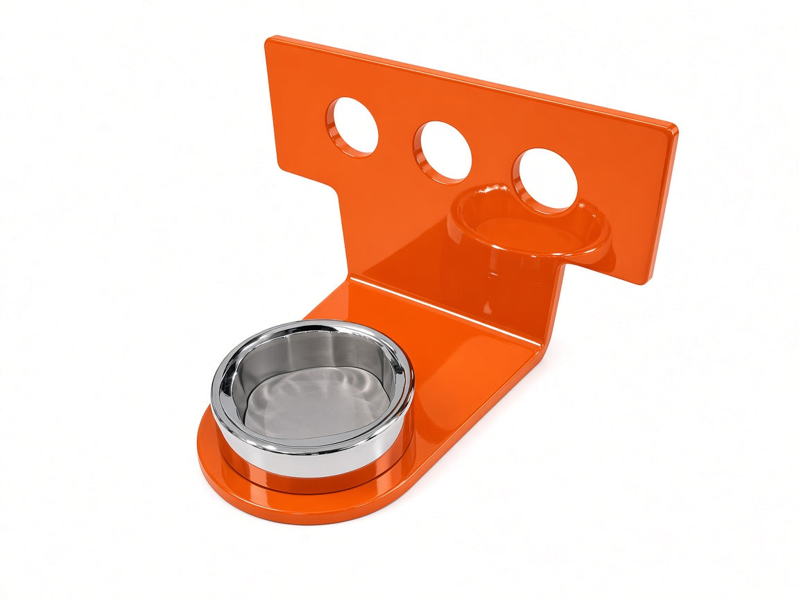 Side Mount 5 inch drop Safety Orange with DIY Dock and VOLTRA I — angled hero