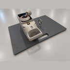 Gray Travel Platform with a Beyond Power VOLTRA I docked and a lifting eye installed