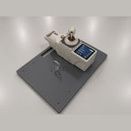 Travel Platform with a VOLTRA I docked, shown from the screen side, with a lifting eye installed